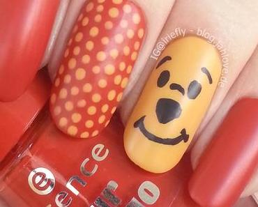 [Nails] Matte Winnie Pooh Nägel