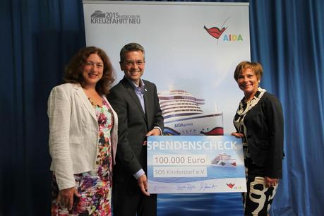 AIDA Cruises: AIDA und SOS-Kinderdorf feiern 10 Jahre Partnerschaft
