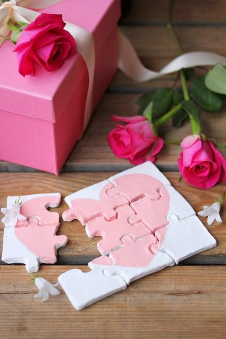 Be mine bloggingtine - Ein Puzzle das von Herzen kommt (DIY)