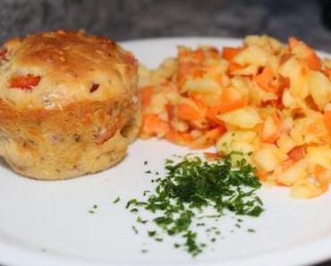 Schinken-Paprika-Muffins