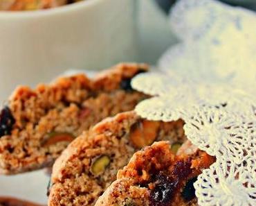 Let´s cook together! Zimt Cantuccini mit Cranberrys und P...