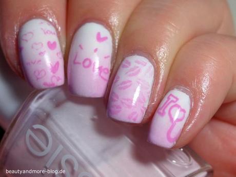 valentines day nails valentinstag ombre stamping