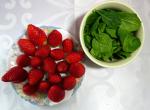 Erdbeeren-Spinat