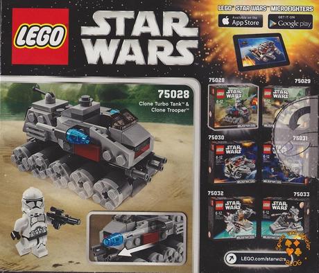 Lego Star Wars - 75028 - Clone Turbo Tank - Microfighters Series 1
