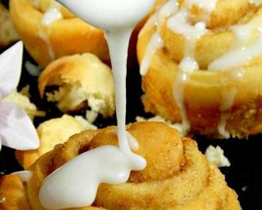 Zuckrig fluffige Cinnamon Roll Buns