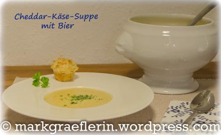 Cheddar Käse Suppe mit Bier1