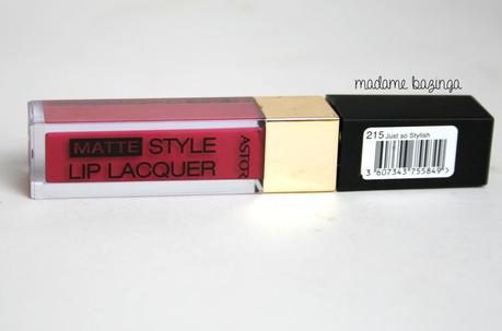 [Review] Astor Matte Style Lip Lacquer