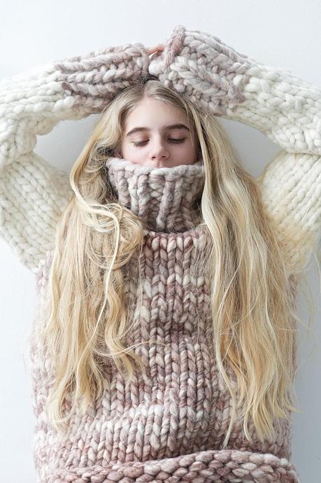 chunky knit sweater by lebenslustiger.com