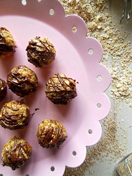 Powerfood zum naschen: Müslikugeln mit Amaranth und Schokolade