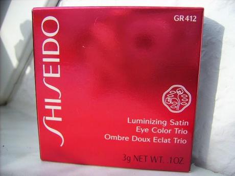 Shiseido Luminizing Satin Eye Color Trio GR412 Lido + Amazon Haul + Gewinn
