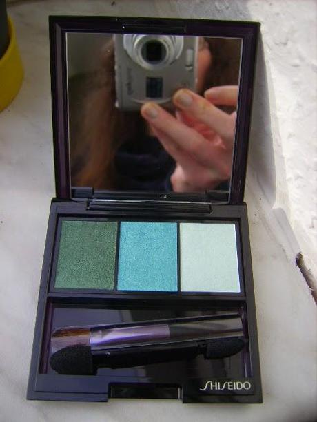Shiseido Luminizing Satin Eye Color Trio GR412 Lido + Amazon Haul + Gewinn