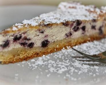 Käsekuchen mit Heidelbeeren