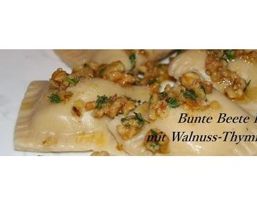 Gero kocht: Bunte Beete Ravioli mit Walnuss-Thymian-Butter