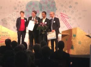 Energieeffizienzpreis des Publikums geht an bettervest mit Patrick Mijnals, Foto: Andreas Kühl