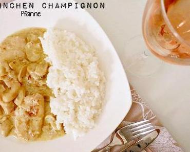 Hähnchen und Champignon Pfanne