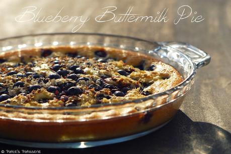 Blueberry Buttermilk Pie [Bye Bye Miss American Blueberry Pie  ♪♫ ]