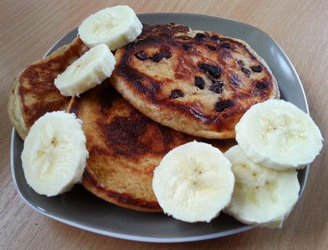 Haferflocken-Bananen Pancakes (zuckerfrei)