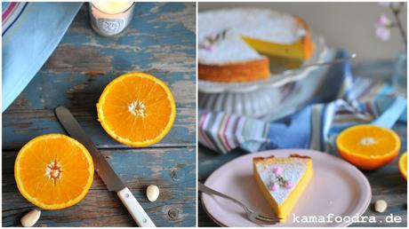 Supersaftiger und einfacher Orangen-Mandelkuchen – mit Mandelblüte