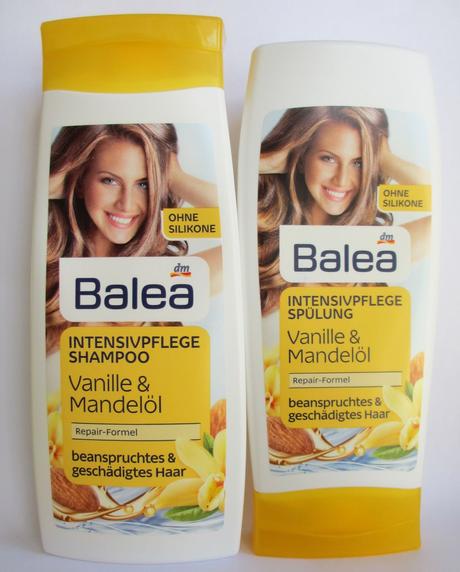 Balea Intensivpflege Vanille & Mandelöl Shampoo und Spülung