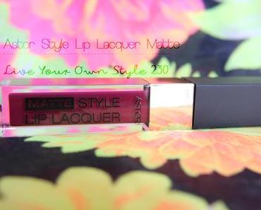 Astor Style Lip Lacquer Matte Live Your Own Style 230