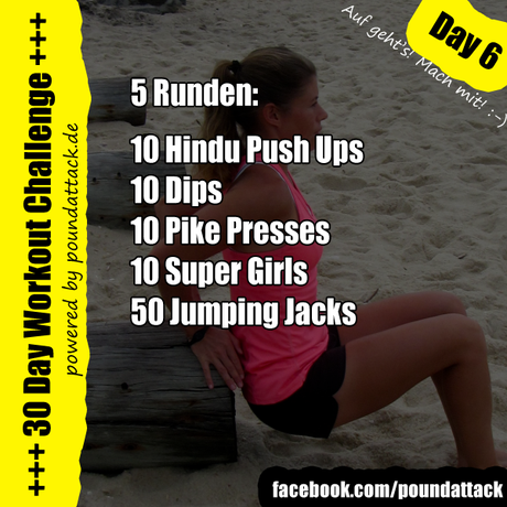30 Day Workout Challenge – Day 6
