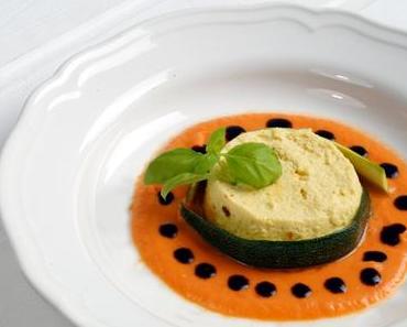 Gastbeitrag von Domenico: Zucchiniflan mit Tomatensauce