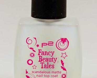p2 "Fancy Beauty Tales" LE Scandalous Matte Nail Top Coat