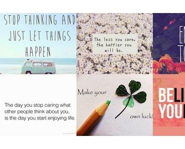 always, always think positiv