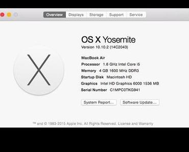 MacBook Air: Update mit Broadwell Prozessoren am 9. März