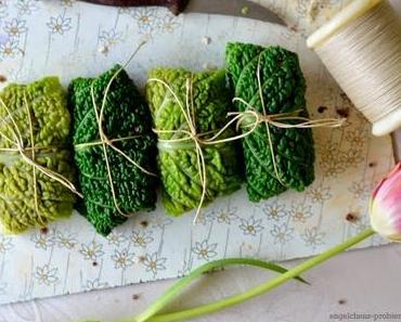Wirsing-Rouladen mit Quinoa-Füllung und Glücksmomente