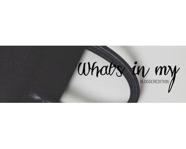 Bloggerparade - Whats in my Bag