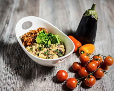 Würziges Zartweizen Risotto mit Gemüsechutney