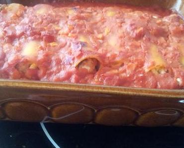 Canelloni mit Karotten-Ricotta Füllung