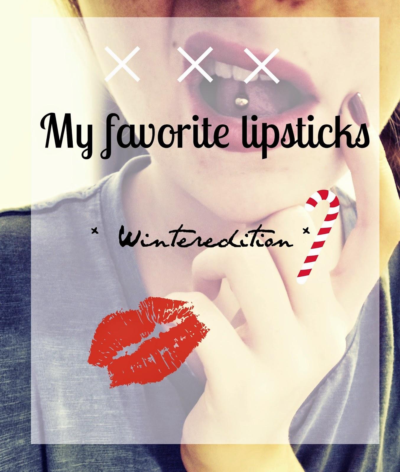 my favorite lipsticks