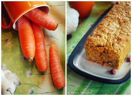 Carrot Cake mit Haferkeksen inside und Frischkäse-Topping (und Haferkeksen on top!)