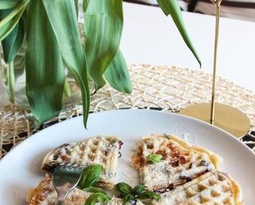 Snack Rezept: Tomate-Mozzarella Waffeln