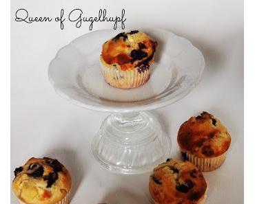 Heidelbeer Muffins mit weißer Schokolade ! I LUV IT