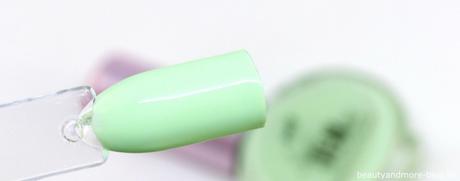 p2 LE “Just dream like” - Review - spring’s fav nail polish 020 mint flavour swatch