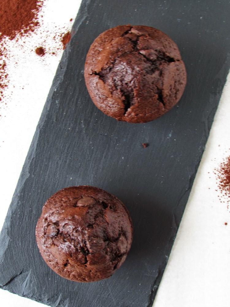 Darkness overload - Double Chocolate Muffins