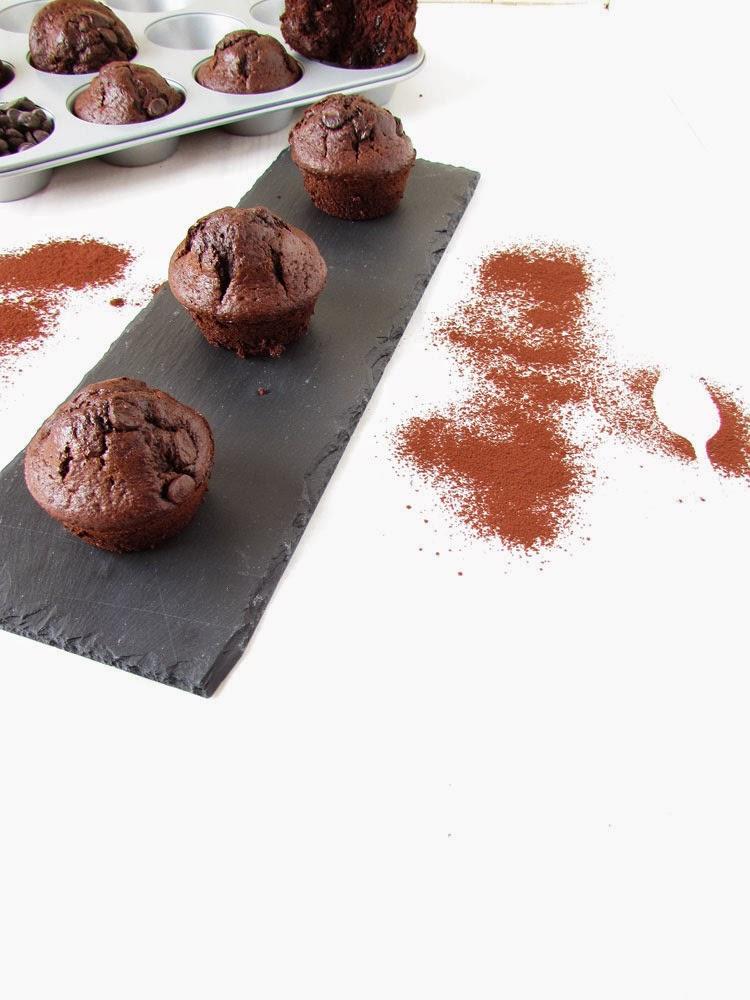 Darkness overload - Double Chocolate Muffins