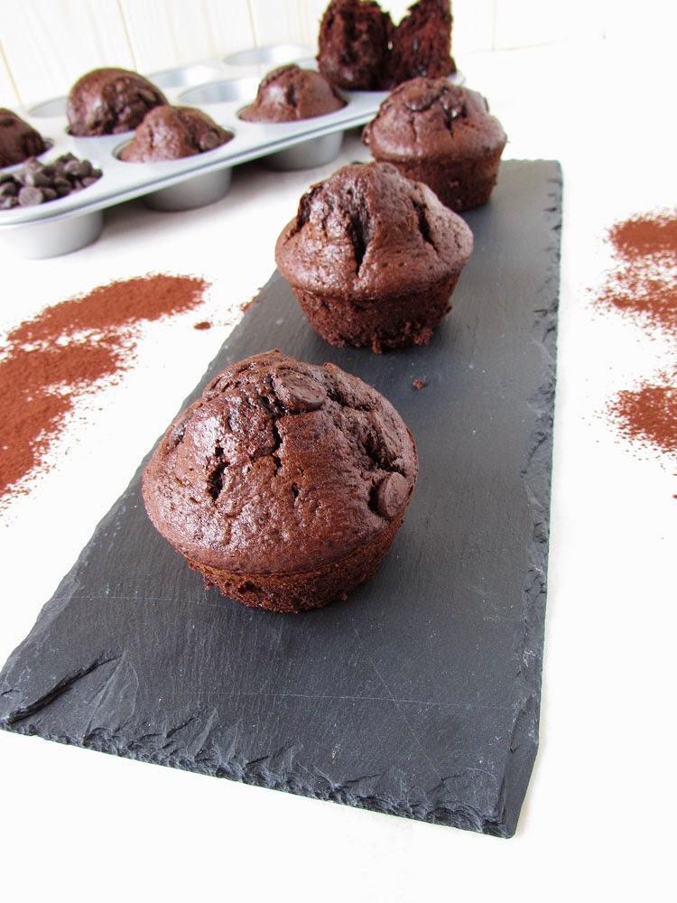 Darkness overload - Double Chocolate Muffins