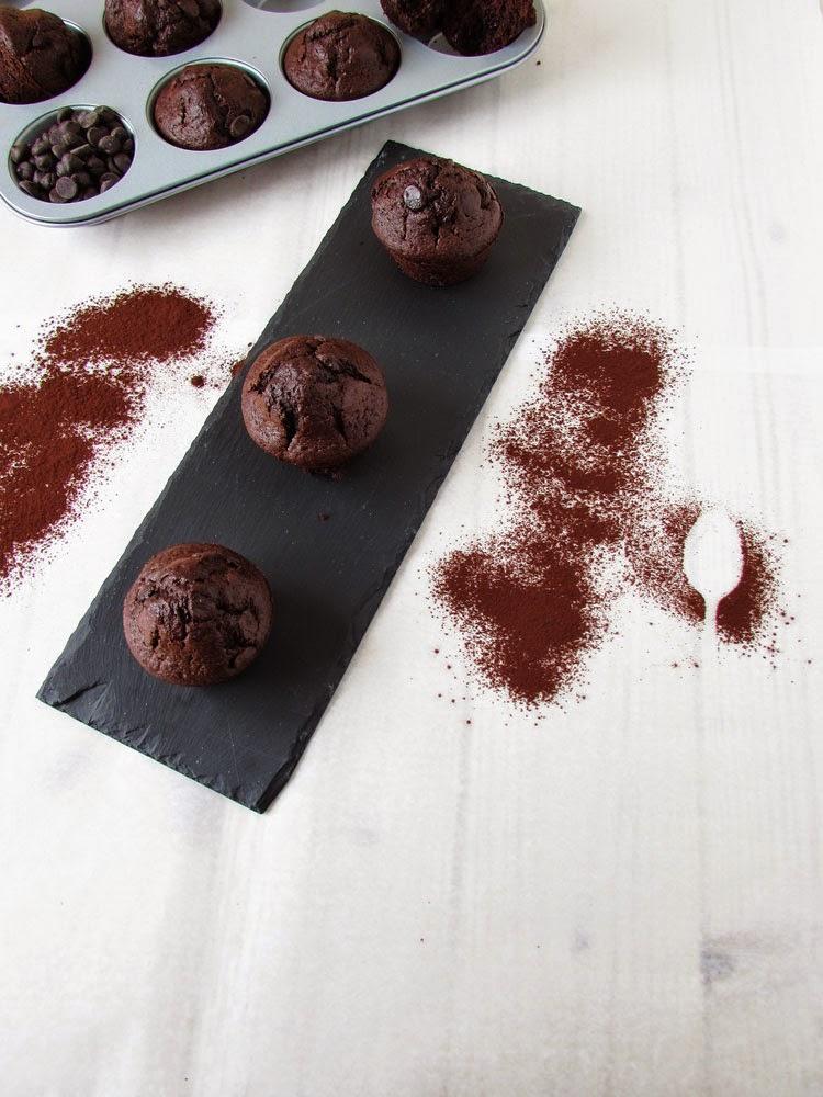 Darkness overload - Double Chocolate Muffins