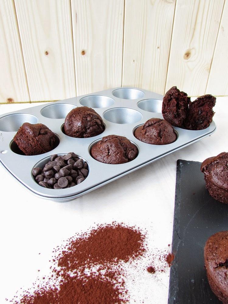 Darkness overload - Double Chocolate Muffins