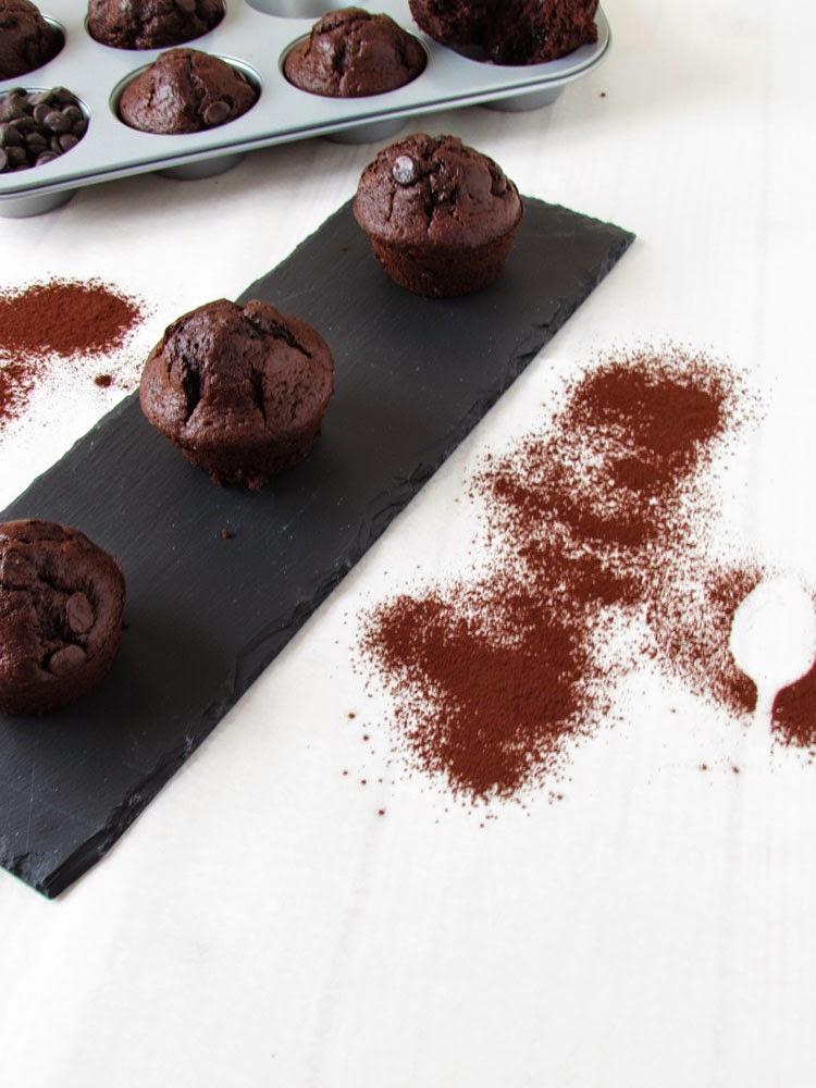 Darkness overload - Double Chocolate Muffins