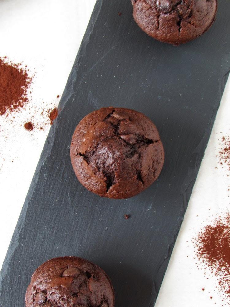 Darkness overload - Double Chocolate Muffins