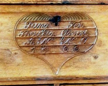 Holztruhe mit Herz für das Montagsherz #187