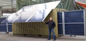 Prototyp mobiles Solarkraftwerk