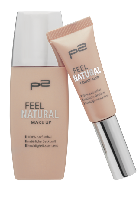 p2 feel natural make up und concealer Gruppenbild
