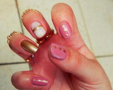 Gold/White/Pink Naildesign & Insta Inspiration