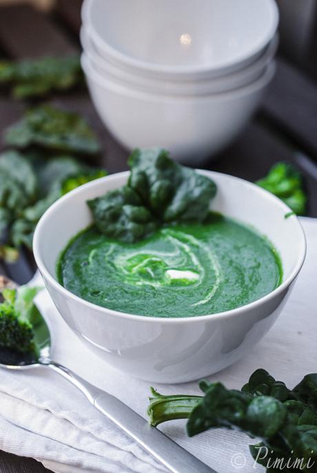 spinat brokkoli suppe